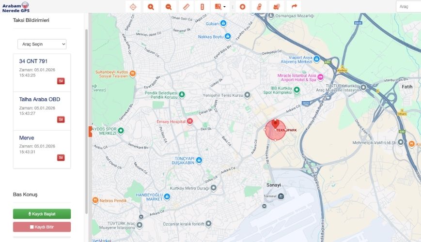 Where is My Taxi - Live Map Tracking